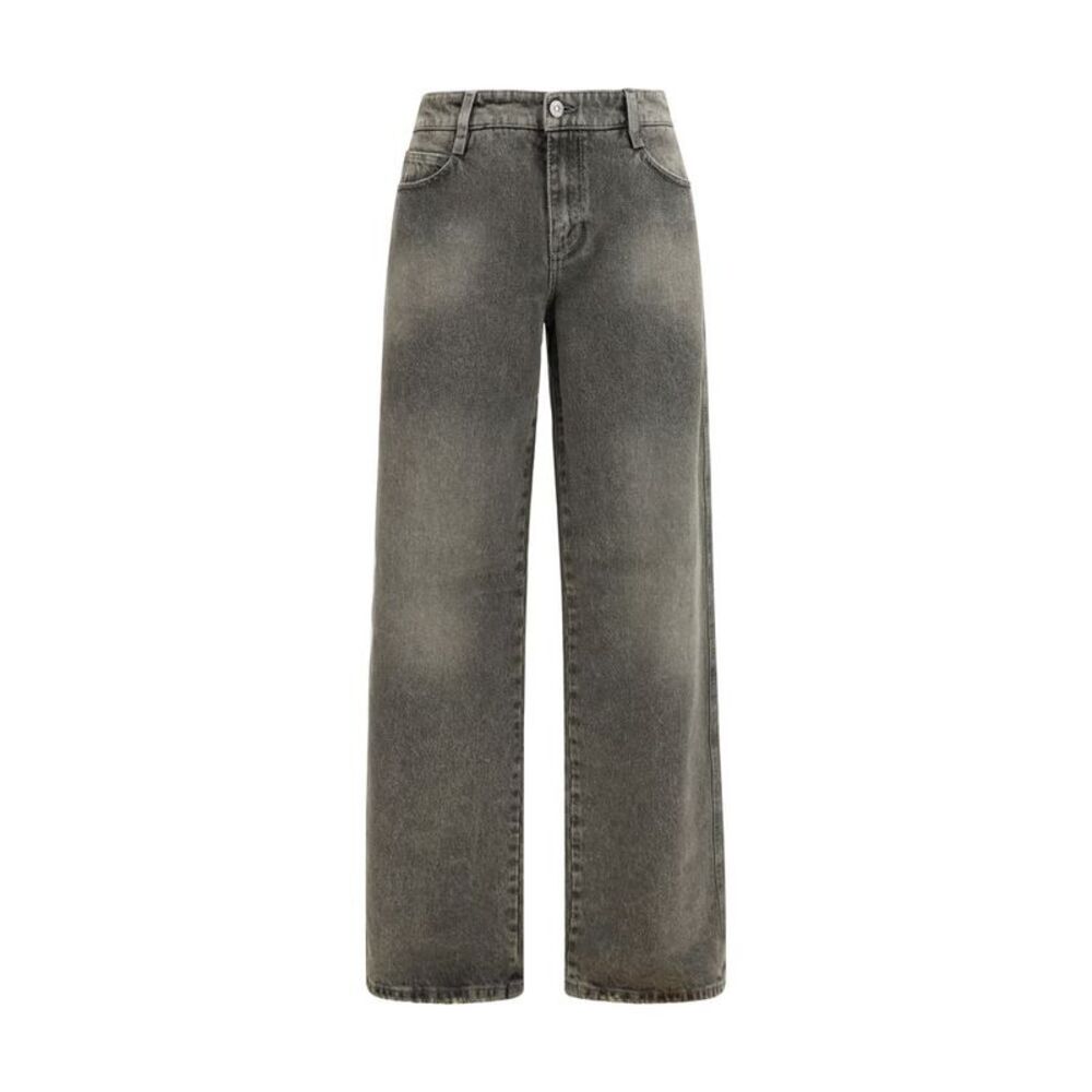Ermanno Scervino Gray Cotton Relaxed Fit Women's Jeans